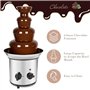 4 Niveaux Fontaine à Chocolat électrique Machine de Fusion de Chocolat Fontaine de Chocolat Fondue Chocolat Electrique Machine à