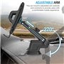Support Telephone Voiture pour Apple iPhone 16 16e 15 14 13 12 Pro Max SE 2022/16 Plus XR /13 Mini,Mercedes BMW,3 en 1 Porte Sma