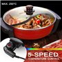 Pot de canard mandarin, Double Hot Pot, Fondue chinoise, Hot Pot électrique multifonctionnel antiadhésif domestique de 6L de gra