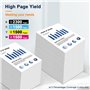 ColorKing Reconditionné 950XL 951XL Cartouches d'encre Remplacement pour HP 950XL 951XL pour HP Officejet Pro 8600 8620 8610 810