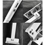 Deselen Support Videoprojecteur Plafond et Support Mural, Montage Facile, Universel Pied Videoprojecteur, pour Videoprojecteur 4