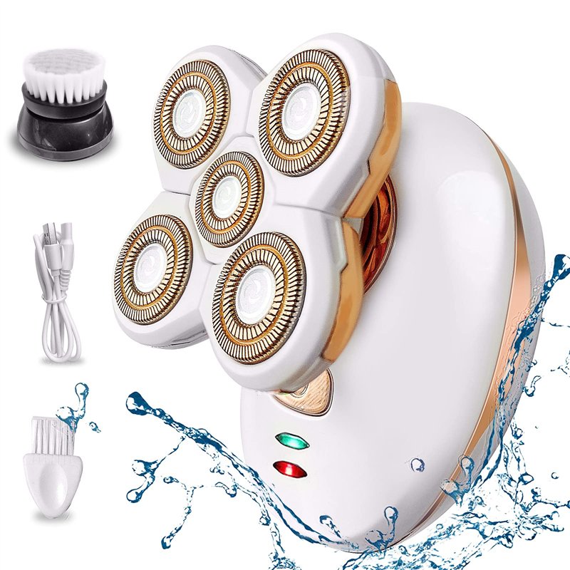 Rasoir Electrique Femme Sans Douleur Flawless, Intime Imperméable Épilateur Visage pour Aisselles, Jambe, Bras, Corps, Bikini Re