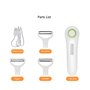 min Éplucheur électrique Éplucheur de légumes Orbital avec Lames multifonctionnelles en Acier Inoxydable Éplucheur de Julienne R
