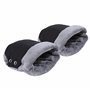 MaoXinTek Gants de Poussette Doux Chaud Coupe-Vent et Imperméable Moufles d'hiver pour Poussette