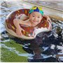 Topfunyy Lot de 2 Piscine Flotteur Bouées Gonflables de 60 cm pour Natation, Radeau de Natation, Jeux de Plage d'été, Décoration