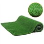 BBABBT Rouleau de 1 m x 2 m - 15 mm - Gazon artificiel haute densité - Tapis d'entraînement en gazon synthétique - Décoration po
