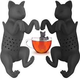 2 Pièces Infuseur de Thé Filtre de Thé Boule à Thé Passoire a Thé Réalisé en Silicone pour Feuilles de Thé en Vrac Thé de Jardin