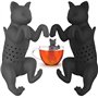2 Pièces Infuseur de Thé Filtre de Thé Boule à Thé Passoire a Thé Réalisé en Silicone pour Feuilles de Thé en Vrac Thé de Jardin