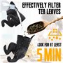2 Pièces Infuseur de Thé Filtre de Thé Boule à Thé Passoire a Thé Réalisé en Silicone pour Feuilles de Thé en Vrac Thé de Jardin