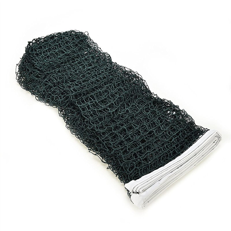 Filet de Badminton Portable,Filet de Volley-Ball de Tennis Pliable Réglable,Filet sans Noeud pour Jardin Plage Sports de Plein A