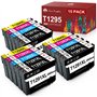 Toner Kingdom Compatible Cartouche d'encre Remplacement pour Epson 129XL T1291 T1292 T1293 T1294 T1295 pour Epson Stylus SX425W