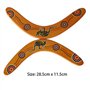 Boomerang en Bois en Forme de V Boomerang en Plein Air Volant Enfants Jouet Volant Bois pour Sports de Plein Air Boomerang pour 
