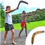 Boomerang en Bois en Forme de V Boomerang en Plein Air Volant Enfants Jouet Volant Bois pour Sports de Plein Air Boomerang pour 