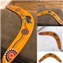Boomerang en Bois en Forme de V Boomerang en Plein Air Volant Enfants Jouet Volant Bois pour Sports de Plein Air Boomerang pour 