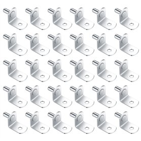 30 Pièces Chevilles de Support d'Étagère Métal