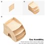 Lesfit Corbeille a Courrier, Rangement Papier/Documents Bureau