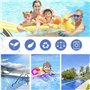 Amzeeniu 1300g Balles Filtrantes,Boules de Filtre de Piscine,Réutilisables,Média Filtre à Fibres Peut Remplacer 45 kg Sable Quar