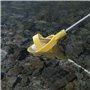 Retriever de Balle de Golf Télescopique Outil Acier Inoxydable Golf Ball Retriever Accessoires Portable Poignée Confortable pour