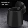 Cendrier Cigare Metal avec Couvercle Grand Ashtray Exterieur Interieur, Cendrier Cigarette Inoxydable Incassable Coupe Vent Mode