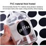 Houdao 140 pièces Etiquette Epices Etiquette Autocollantes Bocaux Imperméables Réutilisables 3,5 cm Ronde étiquettes Ardoise pou