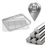 CHICIEVE Plaque de cuisson avec grille de refroidissement amovible en acier inoxydable pour barbecue (poêle + 1 support) (36 x 2