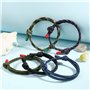 5 pièces tressé bracelets ensemble pour homme femme, bracelet de surf nautique coloré cordon corde marine pour hommes hommes gar