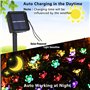7 M 50 LED Imperméable Lumières féériques Fleur Décor Festival Coloré Lumiè