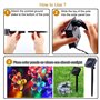 DIWUJI Guirlande Lumineuse Solaire Jardin Exterieur, 7 M 50 LED Imperméable Lumières féériques Fleur Décor Festival Coloré Lumiè