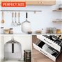 UIHOL Professionnelle Pelle a Pizza Perforée 32 x 32 cm, Support de Grande Surface, avec Poignée Pliable pour Four et Barbecue p