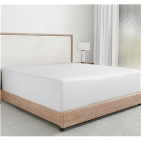 Drap-housse de luxe en satin de coton mako - 400 fils/cm² - Drap-housse de qualité hôtelière avec bonnets profonds et étiquettes