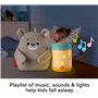 Boîte à Musique Lumineuse avec Peluche Transportable pour Bébé/Tout-petit