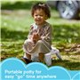 Fisher-Price Pot 2-en-1 de voyage, pot bébé d’apprentissage de la propreté avec cuvette amovible qui sert de réducteur de toilet