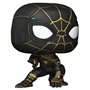 Funko POP! Jumbo: SM: Spider-Man Black & Gold Suit - Spiderman No Way Home - Figurine en Vinyle à Collectionner - Idée de Cadeau