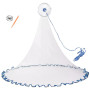SANON Filet de Pêche à la Main en Nylon Monofilament Avec Corde