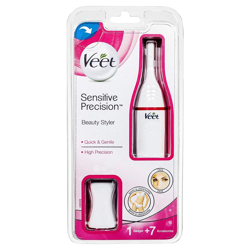 Image secondaire de Veet Sensitive Précision Beauty Styler Rasoir Electrique Femme Maillot/Sourcils Packaging Français