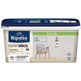 Esprit déco multi-supports gris hanoi satin - RIPOLIN - 2