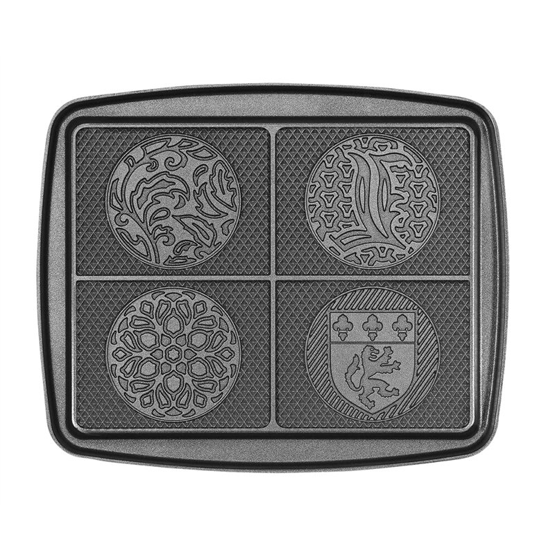 LAGRANGE Jeu de plaques Bricelets, compatible avec tous les gaufriers 