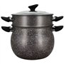 Couscoussier - MENASTYL - 6020033 - En aluminium effet marbre - 9 litres - Tous feux dont induction