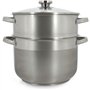 Couscoussier - MENASTYL - 4615450 - En acier inoxydable - 10 litres - Tous feux dont induction