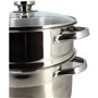 Couscoussier - MENASTYL - 4615450 - En acier inoxydable - 10 litres - Tous feux dont induction