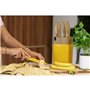 Bloc de couteaux 6 pieces - MENASTYL - 5041062 - Lame céramique - En polypropylene - Safran