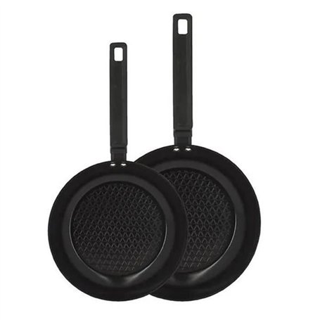 Set de 2 poeles - MENASTYL - 6020297 - En aluminium - 24 et 28 cm - Tous feux dont induction