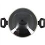 Faitout - MENASTYL - 6020647 - En alumimium forgé - 24 cm - Noir - Tous feux dont induction