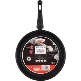 Poele - MENASTYL - 6020247 - En acier inoxydable - 28 cm - Tous feux dont induction