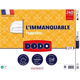 DODO - Couette tempérée 250G/m² - L'IMMANQUABLE -  220 x 240 cm - Blanc