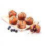 Moule a muffin - PYREX - 1452001 - Rond - Acier carbone - Antiadhésif - 6 cavités