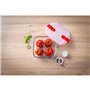 Boîte rectangulaire avec couvercle - PYREX - 1451021 - 20 x 17 cm - 1 L - Cook & Heat - Base en verre borosilicate