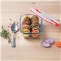 Boîte rectangulaire avec couvercle - PYREX - 1451023 - 17 x 10 cm - 400 ml - Cook & Heat - Base en verre borosilicate