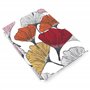 Linnea Drap Plat 240x310 cm Percale Pur Coton Ginkgo Rose