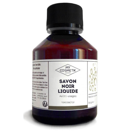 MY COSMETIK - Savon noir liquide - Nettoyant naturel et écologique